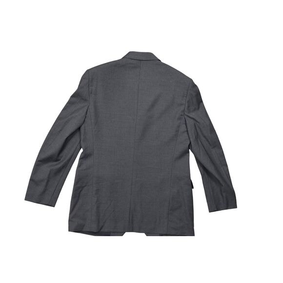Versace Versus Men's Gray Virgin Wool Blazer Size 40/54 3 Button Made in Italy - Picture 3 of 11